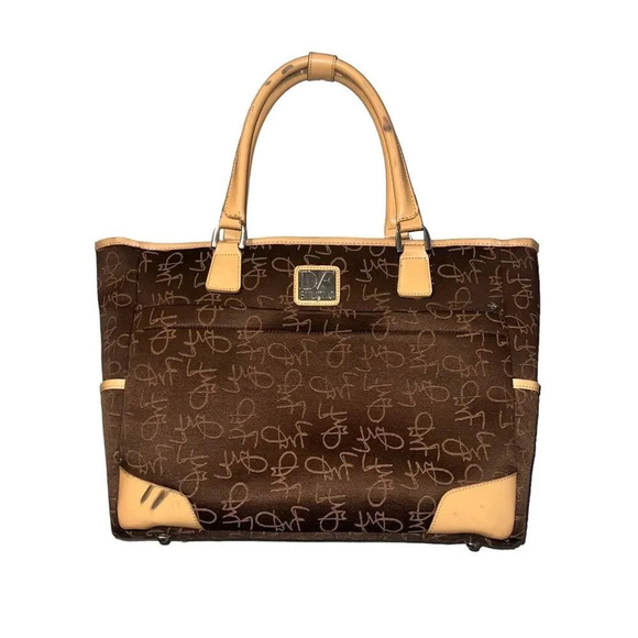 Diane Von Furstenberg DVF Studio Signature Tote Travel Laptop Bag - Picture 1 of 6